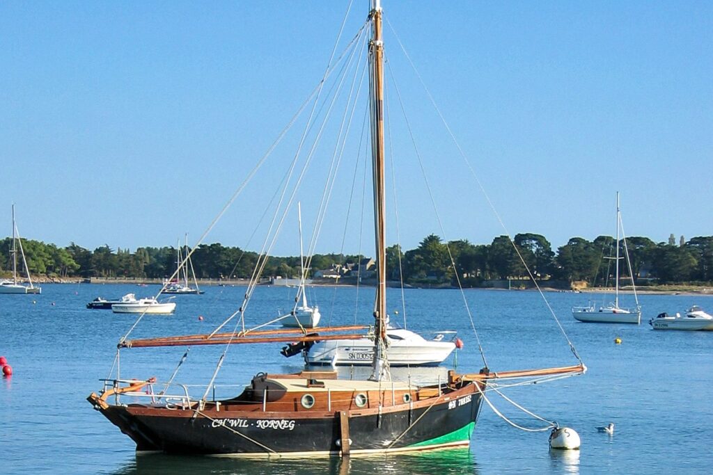 Ancien voilier dans la presqu'île de Guérande