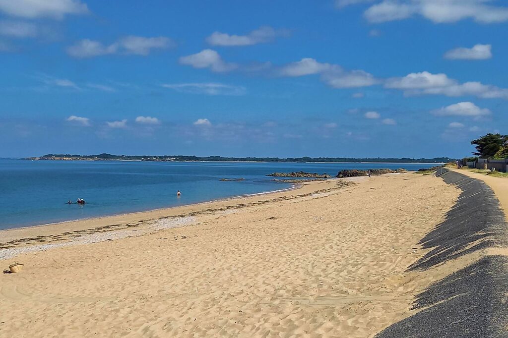 plage dans la région de Guérande